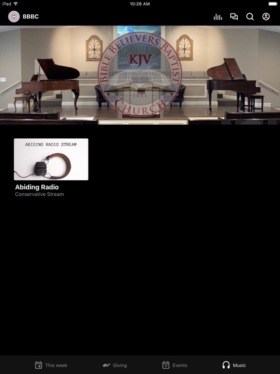 Bible Believers Baptist Church iPad screenshot 3 - Education app