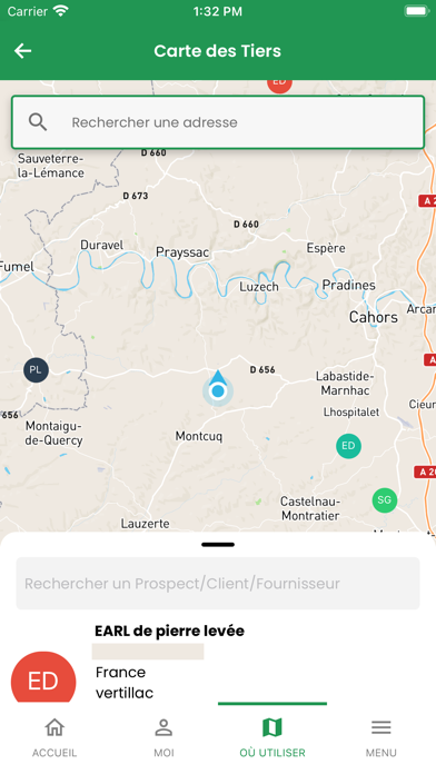 IntraSRP Filière Screenshot