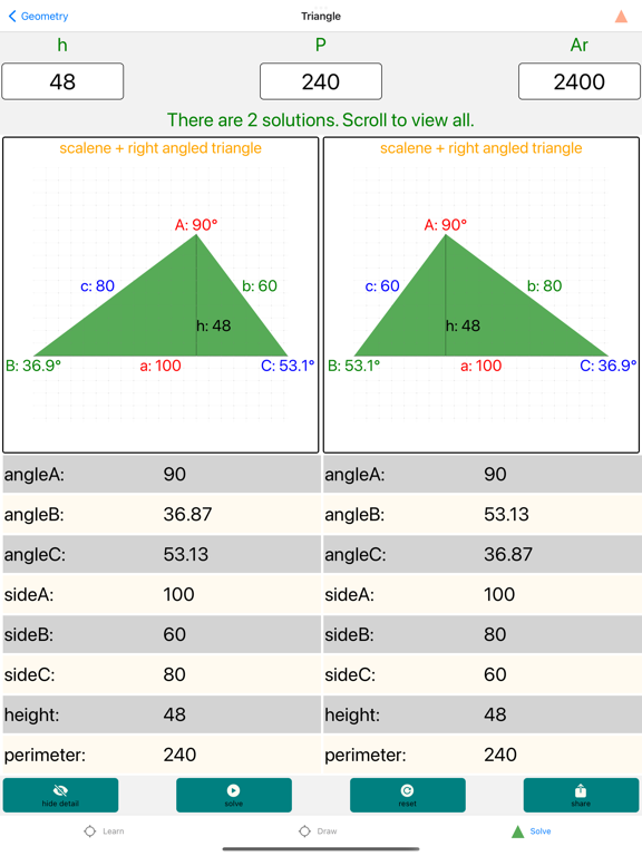 Geometry-Solver Pro screenshot 4