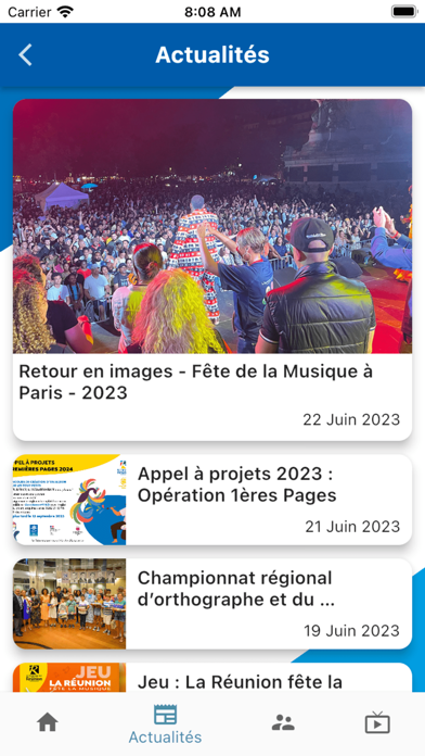 Département de La Réunion 974 Screenshot