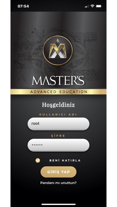 Master's Screenshot