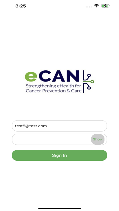 eCAN-Strenghtening eHealth Screenshot