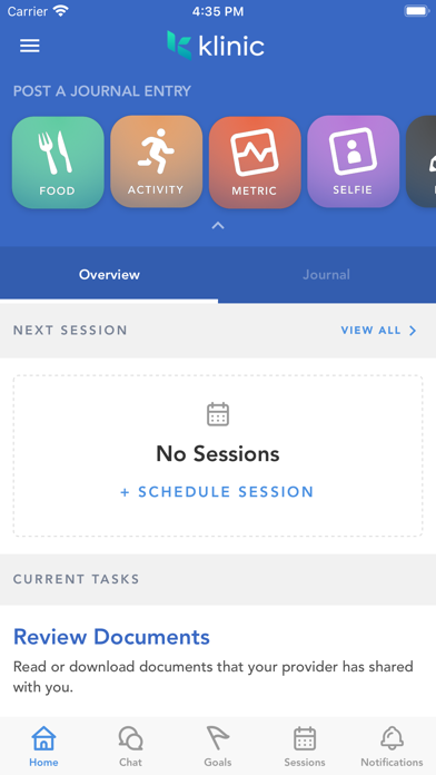 Klinic Care App Screenshot