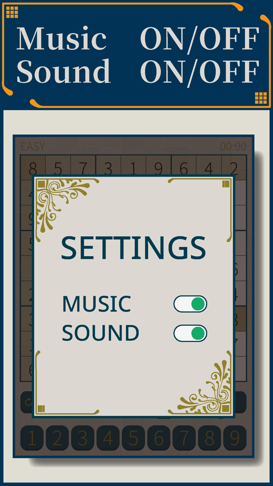 #2. SUDOKU classy (iOS) Podle: kobayakawa kyosuke