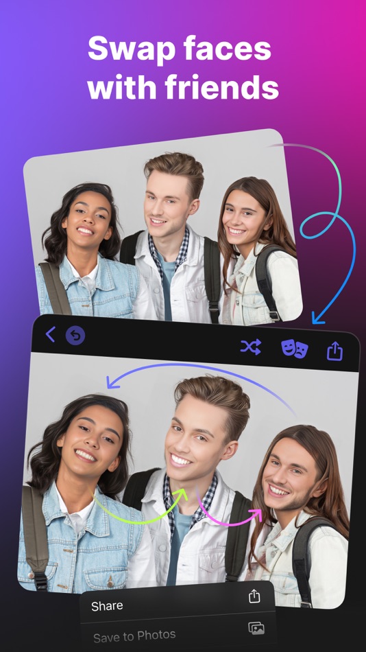 #2. Face Swapper: AI Photo Editor (iOS) 由: Icons8 LLC