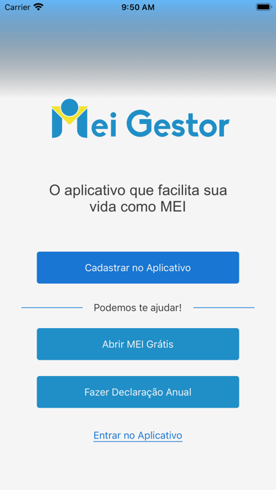 MEI Gestor Screenshot