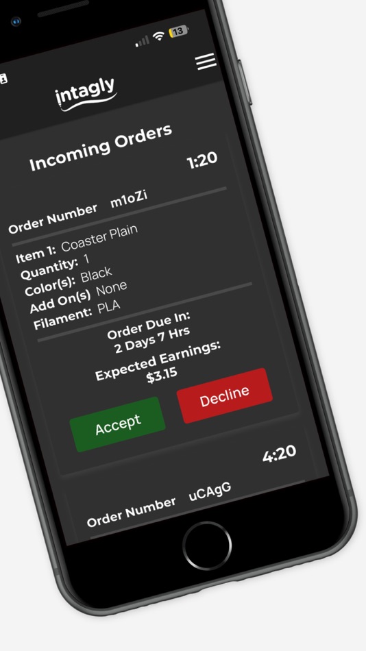 #3. Intagly - 3D Printing (iOS) بواسطة: Intagly Co