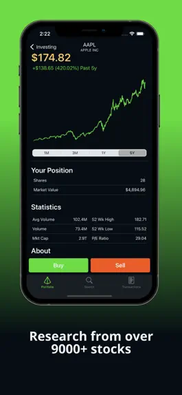 Game screenshot Simple Stock Simulator apk