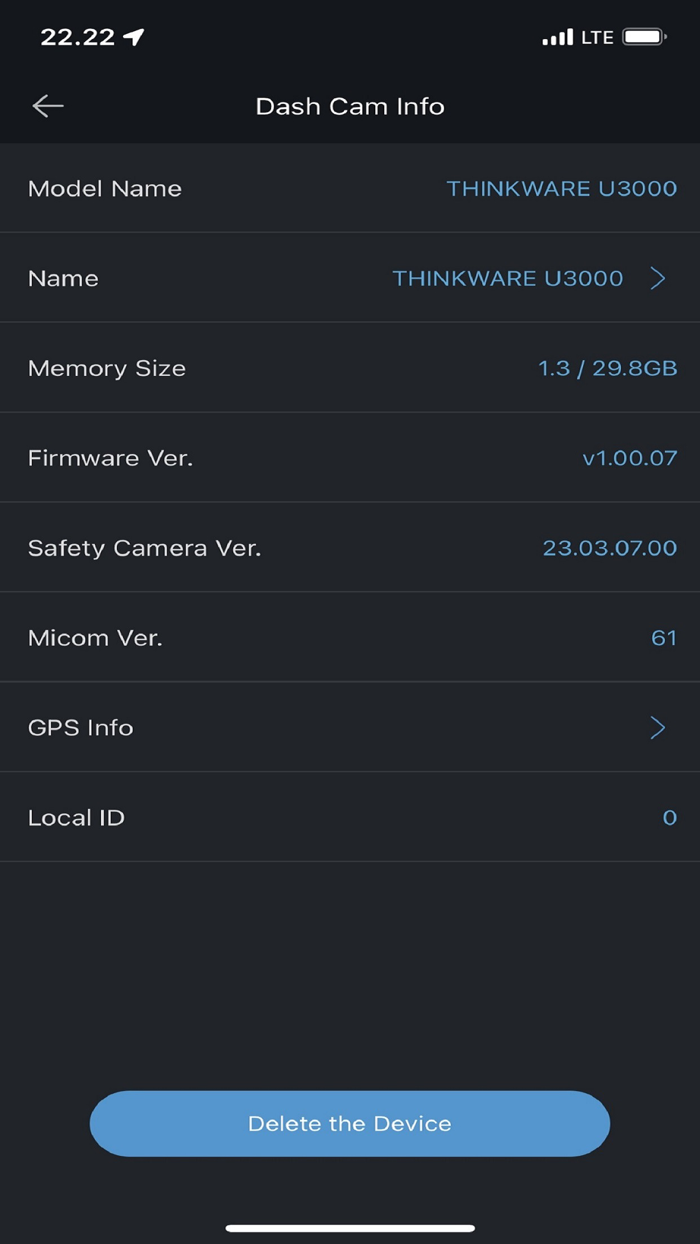 THINKWARE DASH CAM LINK