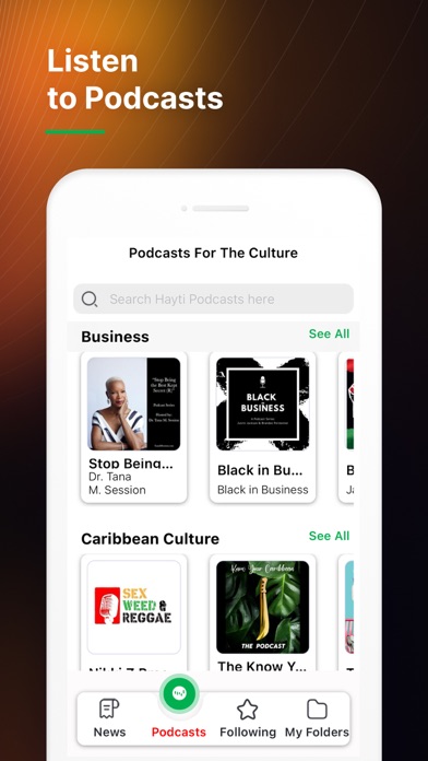Hayti: Black News and Podcasts Screenshot