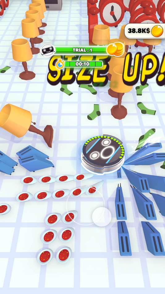 #3. Sweeper Bot (iOS) 由: Hande Oney
