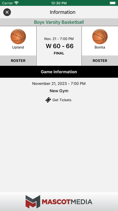 Bonita Bearcat Athletics Screenshot
