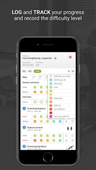 OMPT Therapy Screenshot