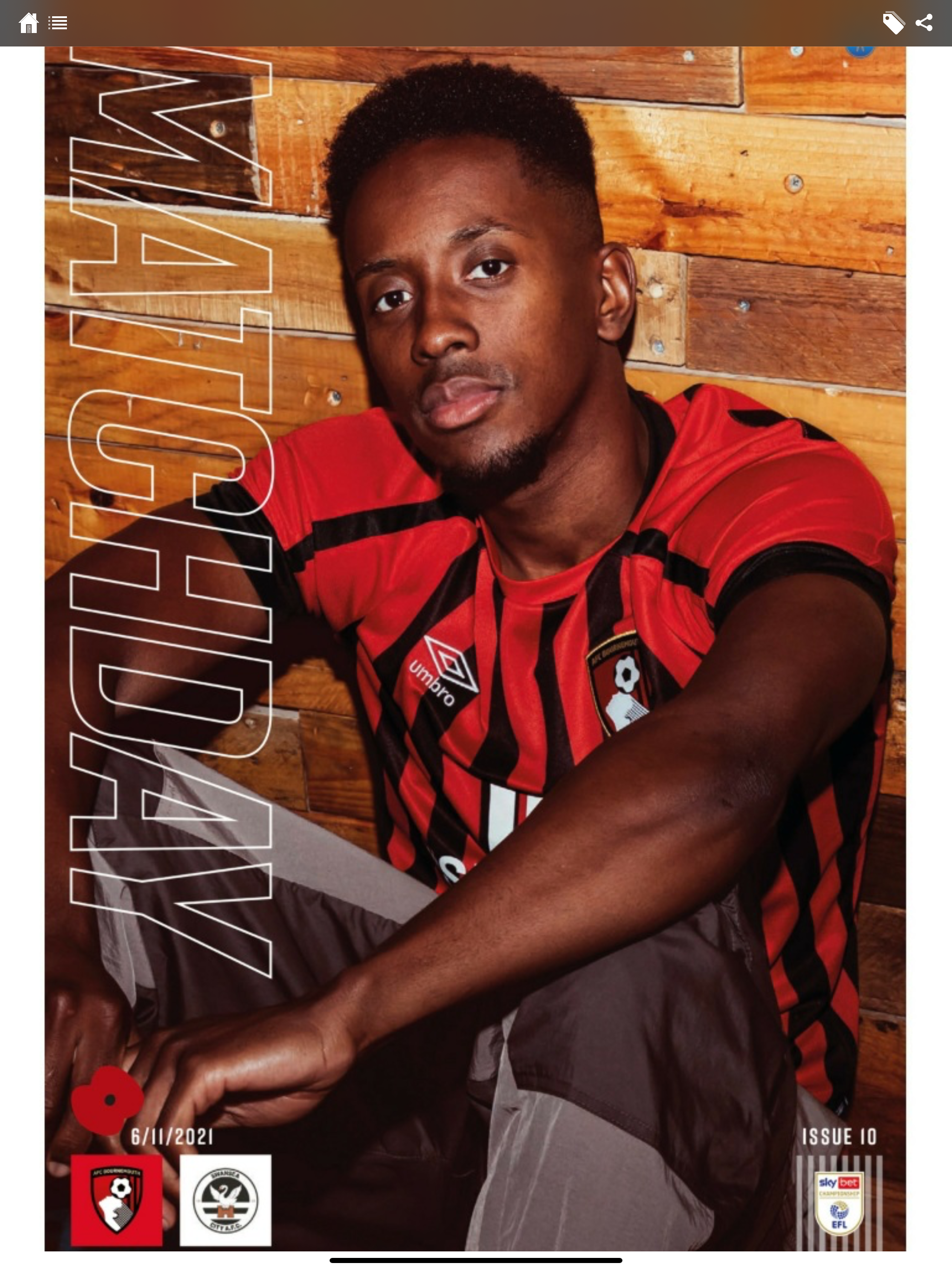MATCHDAY - AFC Bournemouth