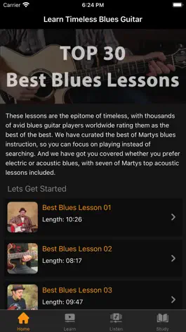 Game screenshot Top 30 Best Blues Lessons mod apk