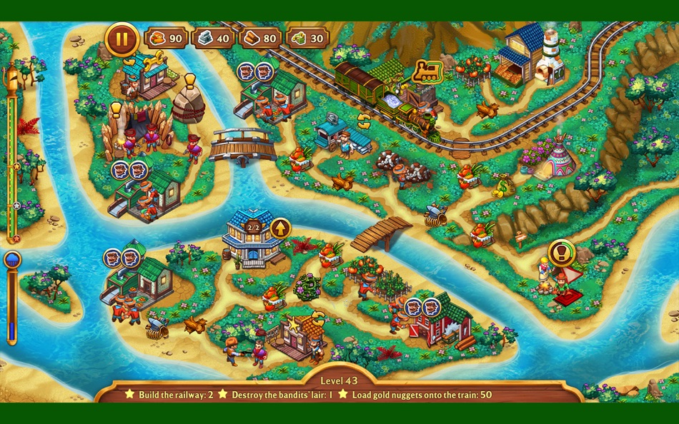 #7. Golden Rails: Road To Klondike (macOS) di: Alawar Entertainment, Inc