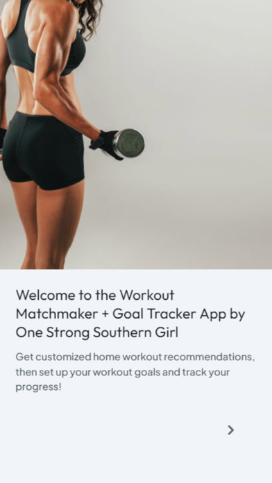 Workout Ideas & Goal Tracker Screenshot