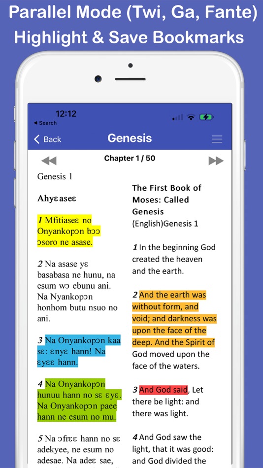 #1. Twi Ga Fante & English Bible (iOS) 由: Mobobi