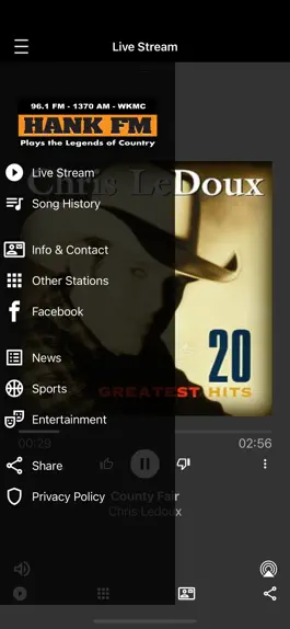 Game screenshot 96.1 HANK-FM WKMC apk