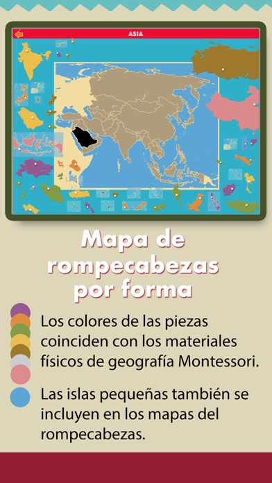 Geografía Montessori 3+ Screenshot