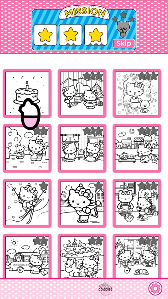 #6. Hello Kitty: Coloring Book (iOS) Podle: Oculist