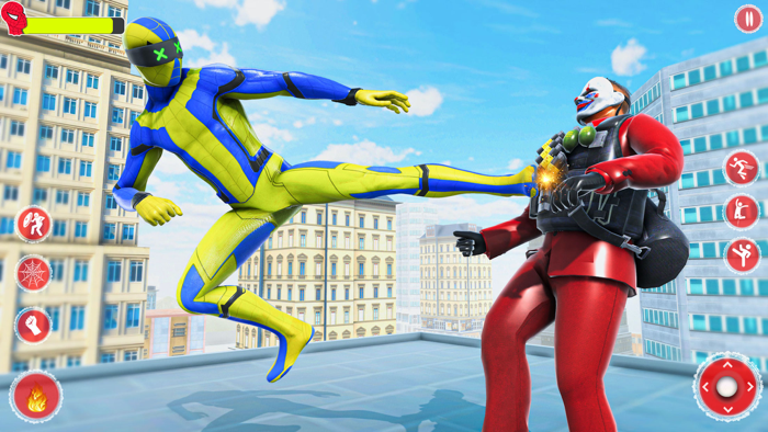 Spider Games Rope Hero Battle