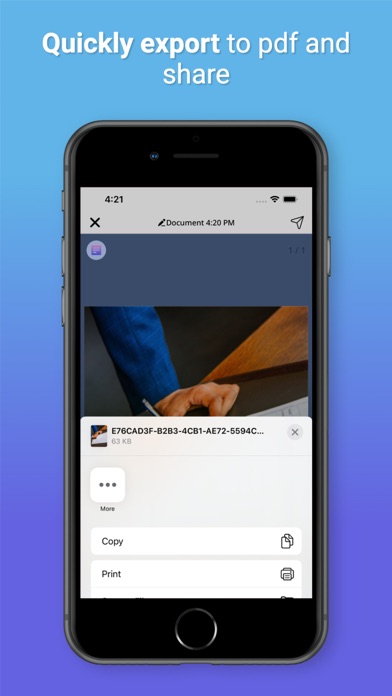 STV Scanner: Doc PDF Screenshot