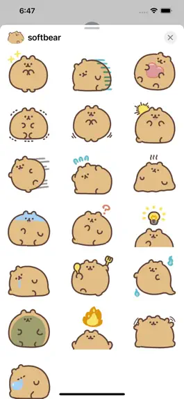 Game screenshot soft bear sticker apk