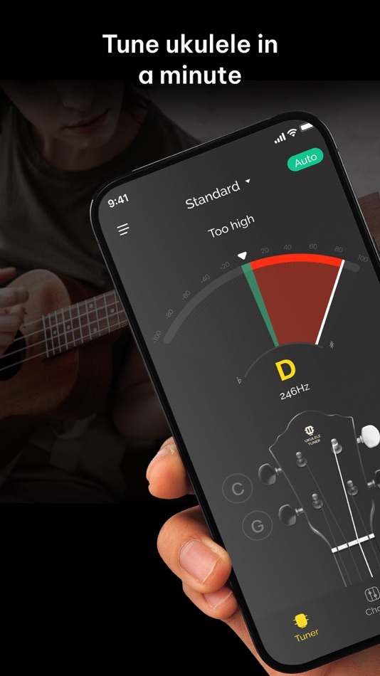 Ukulele Tuner:tune,chord,learn - 1.6.2 - (iOS)
