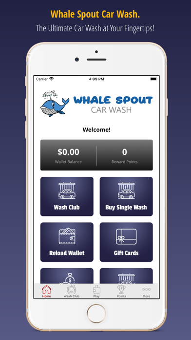 Whale Spout Car Wash Screenshot