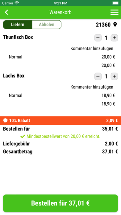 Happy Sushi Lüneburg Screenshot