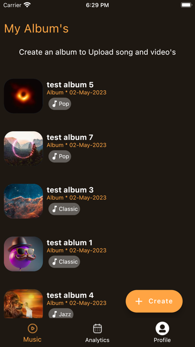 Fetes Artist Screenshot