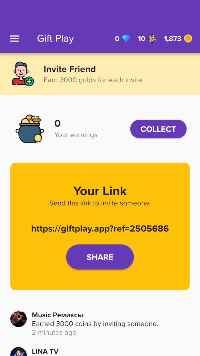 Gift Play - Earn Gift Cards