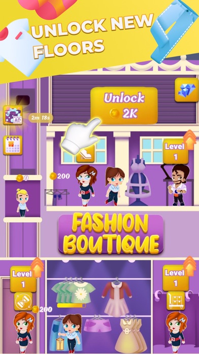 Idle Tycoon: Fashion Screenshot