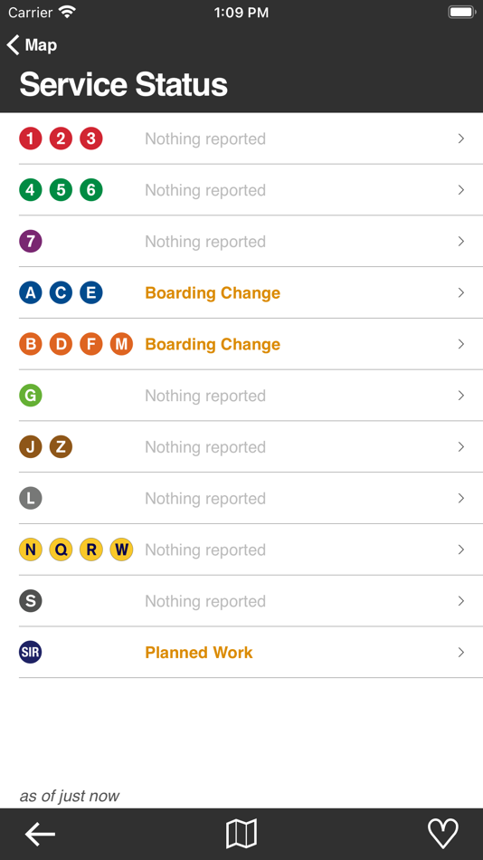 #7. Underway: NYC Subway Transit (iOS) 由: Sincere Labs NYC