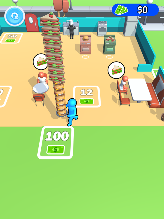 Screenshot #5 pour Burger Mart 3D - Sandwich Run