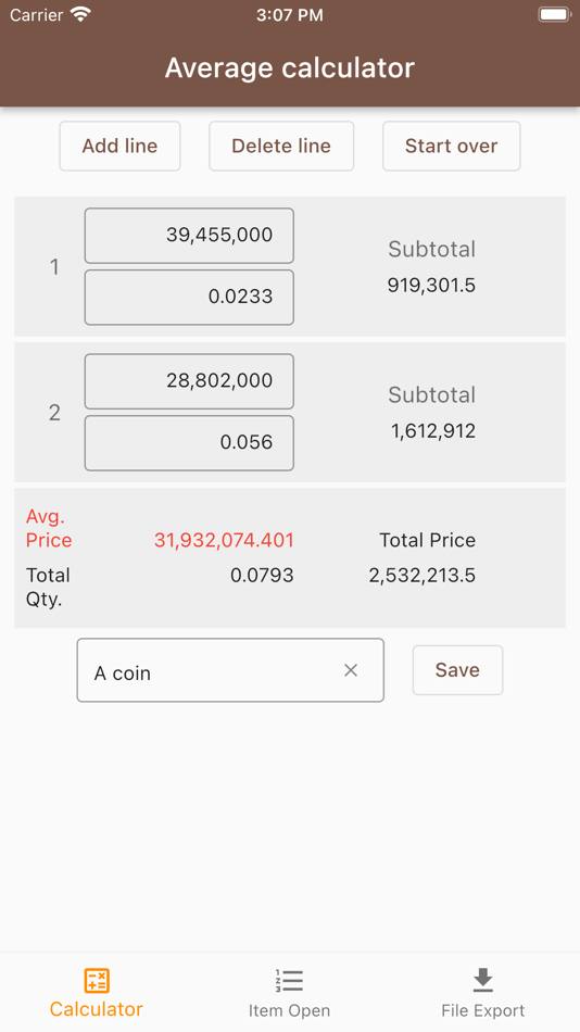 #4. Avg. Price Calculator (iOS) 由: SnowdropSoft