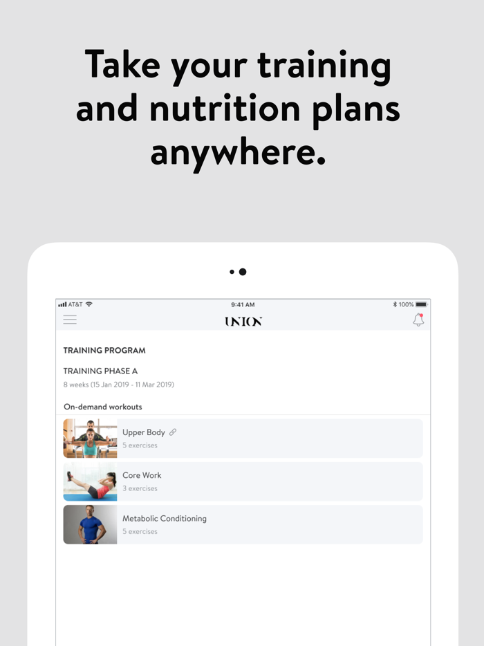 The Union Fitness App