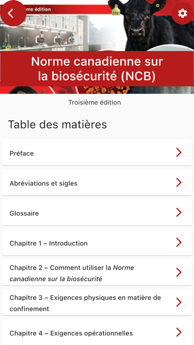 Screenshot #2 pour App canadienne de biosécurité