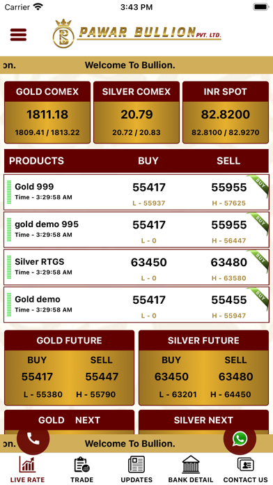 Pawar Bullion Screenshot