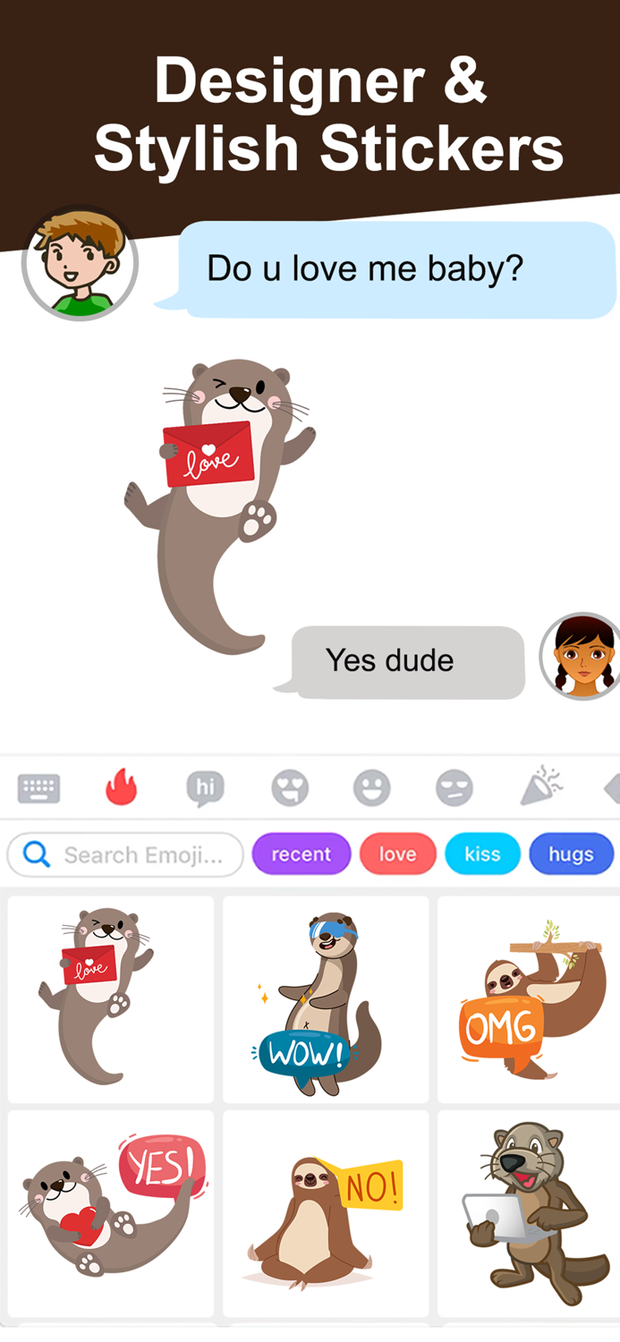 Lovely Otter Friends