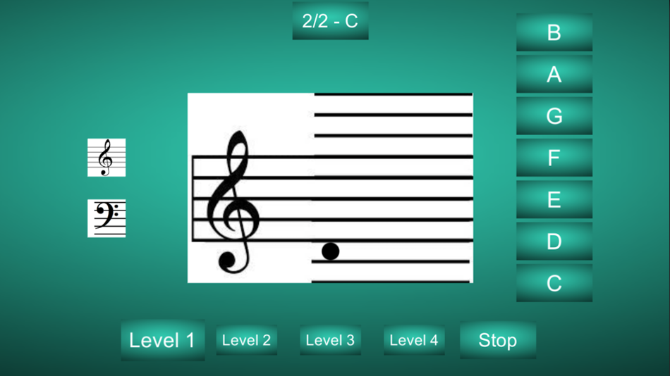 #1. Learn musical notes - Simple (iOS) 由: Quyen Pham