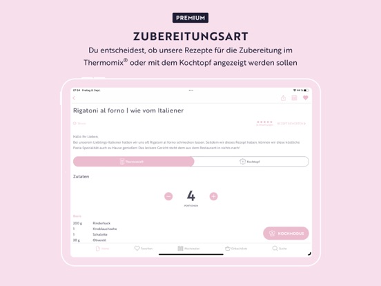 food with love: Rezepte iPad app afbeelding 6