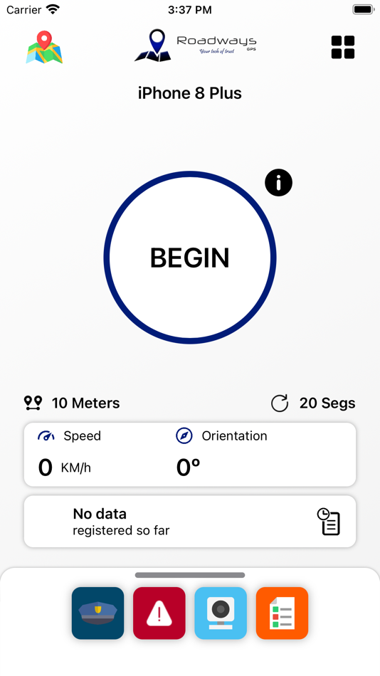 #4. Roadways GPS Tracker (iOS) Podle: Roadways GPS S.A.S.