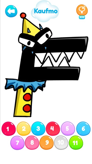 Coloring Digital Circus Screenshot