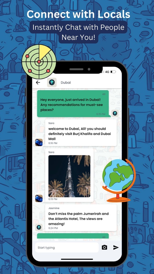 #3. Pulse - Location Chat (iOS) By: Salim Alkaabi