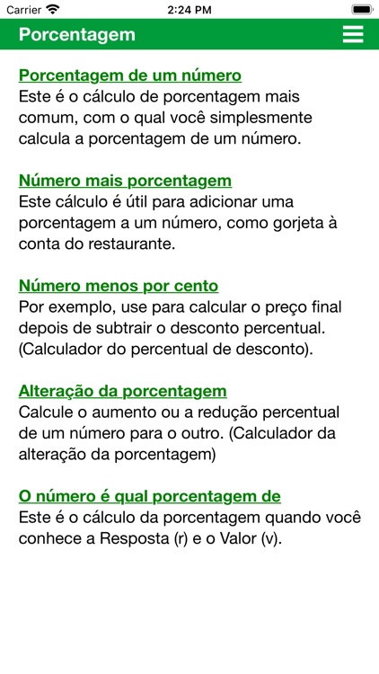 Calcular porcentagem (%)