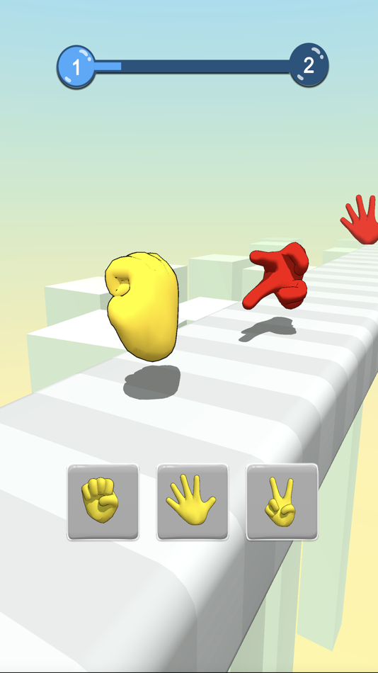#1. Rock Paper Scissors -! (iOS) Podle: App Advisory