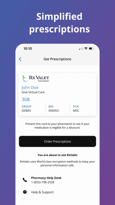Give Virtual Care Screenshot