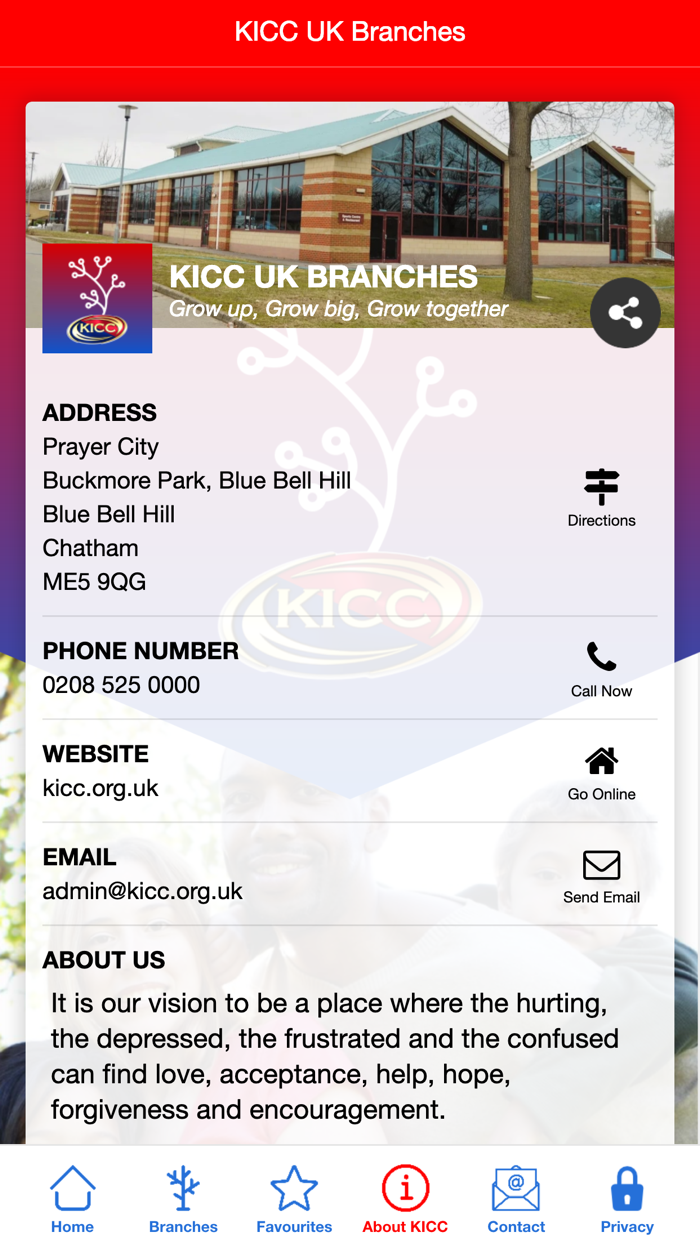 KICC UK Chapels and Branches